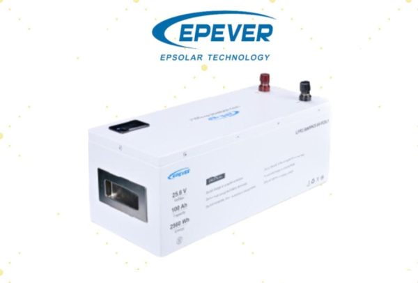 Inicio / Baterías solares / LITIO / BATERIA DE LITIO LFP 2.56KWH – 25.6V 100AH – EPEVER – 12 MESES DE GARANTIA