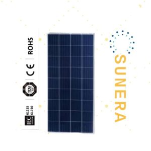 Inicio / Paneles solares / POLICRISTALINOS / PANEL POLICRISTALINO 100W Voc 21.5 / Isc 5.56 -SUNERA- 60 MESES DE GARANTIA