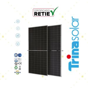 Inicio / Paneles solares / BIFACIAL MONOPERC / PANEL MONOPERC BIFACIAL 570W Voc 45.7 / Isc 15.93 -TRINA- 120 MESES DE GARANTIA