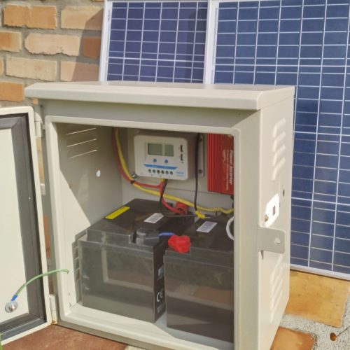 Planta solar portátil