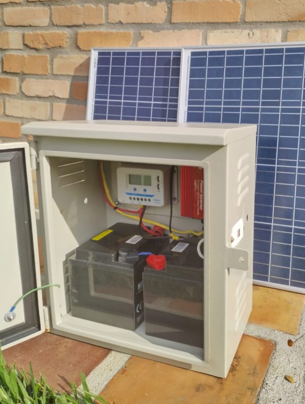 Planta solar portátil
